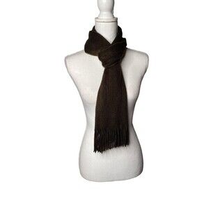 Pashmina Scarf Wrap Womens Cashmere Brown Fringe Shawl Cozy Mens Women Unisex